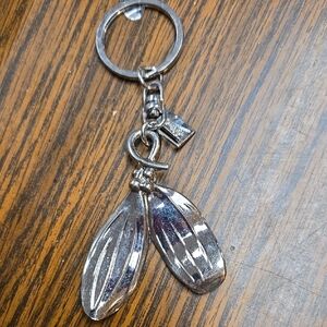 Michael Aram Holly Berry Silver  Keychain